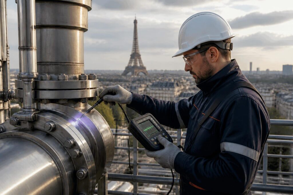 assurez la sécurité de vos installations à paris grâce à notre service de contrôle ultrasonique précis et fiable. détectez rapidement les anomalies et prévenez les risques dès aujourd'hui.