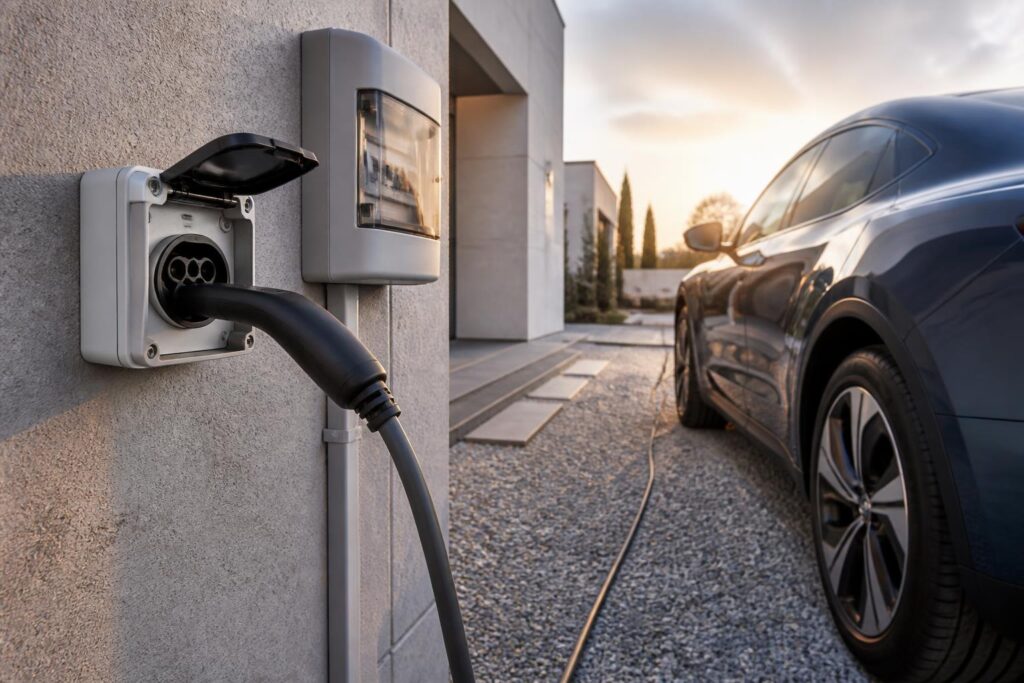 découvrez si une prise renforcée est adaptée à votre voiture électrique ou si une wallbox est nécessaire pour recharger efficacement et en toute sécurité.