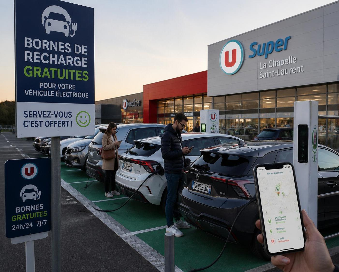 découvrez où trouver les bornes de recharge gratuites pour voiture électrique en france en 2026 et profitez d'une mobilité durable sans frais.