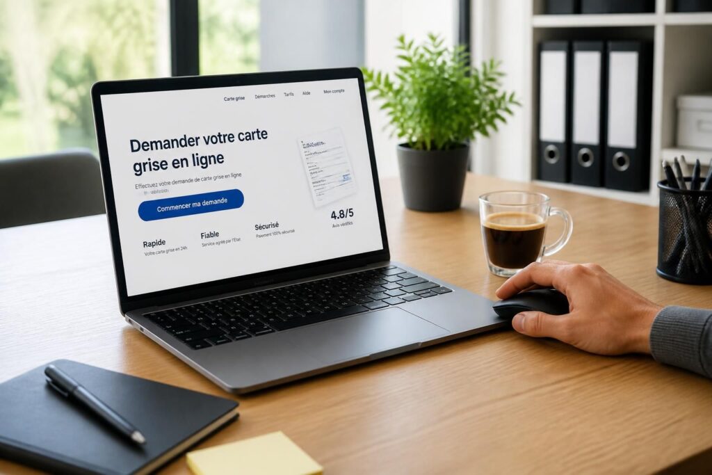 obtenez votre carte grise en ligne rapidement et facilement grâce à notre service sécurisé et simple d'utilisation. gagnez du temps et évitez les démarches compliquées.