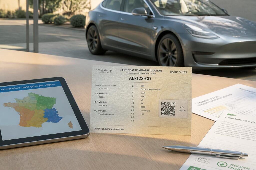 découvrez le prix réel de la carte grise pour voiture électrique, les exonérations disponibles selon votre région, et les démarches simplifiées pour l'obtenir rapidement.